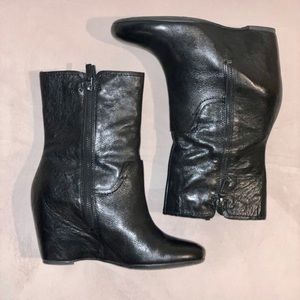 Franco Sarto | Covered Wedge Bootie | Size 9